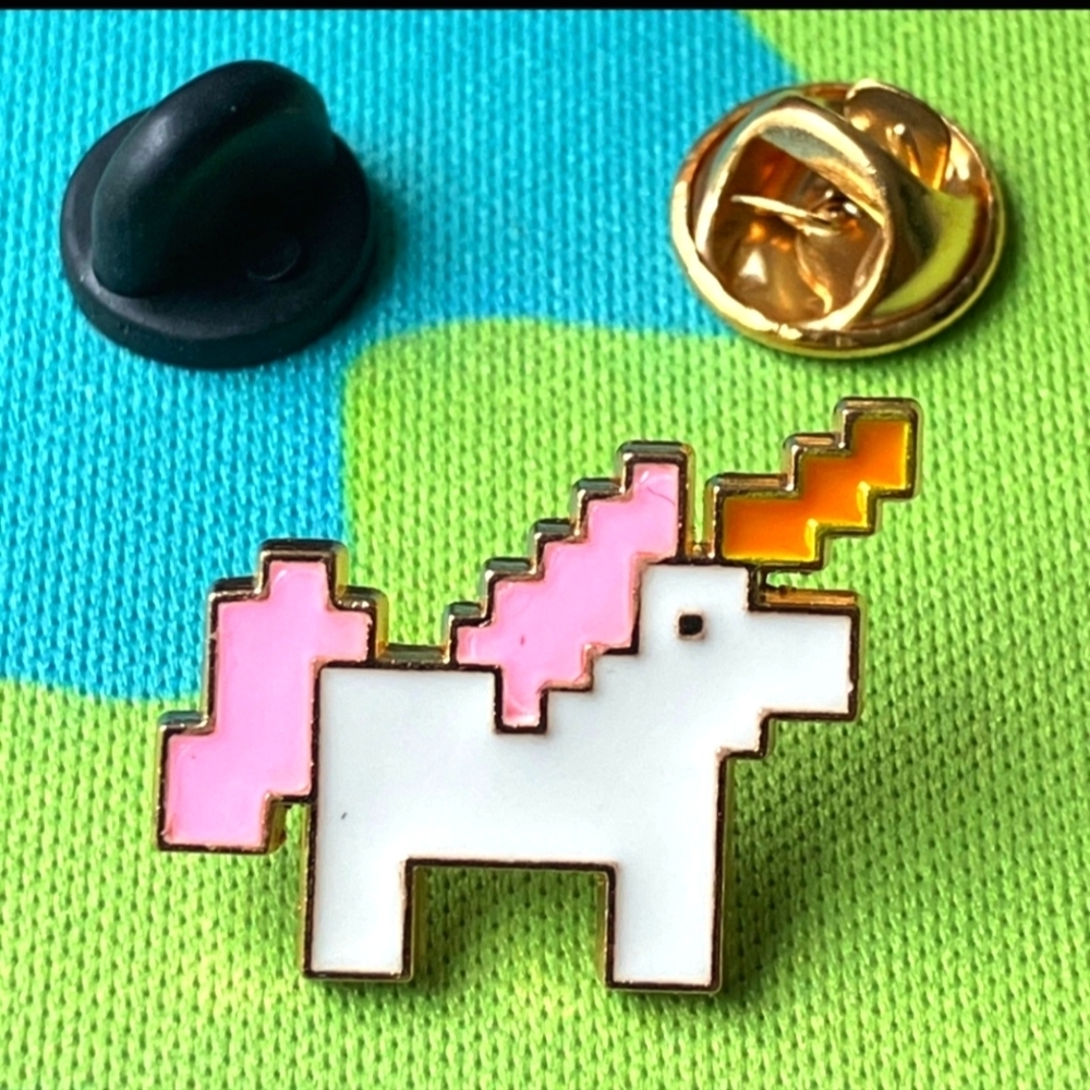 Pixel Unicorn Enamel Pin